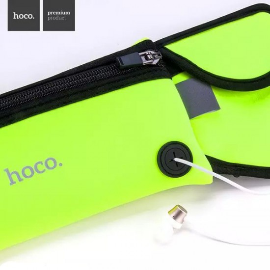 HOCO Sport Large Capacity Waterproof Reflective Stripes Competition Marathon Waist Bag