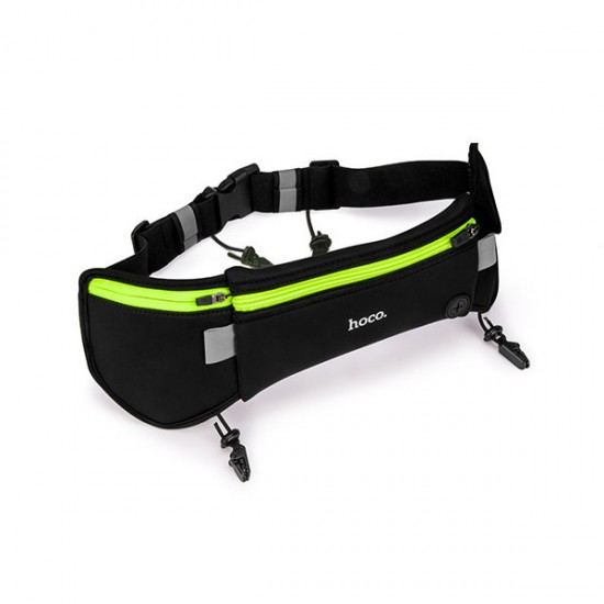 HOCO Sport Large Capacity Waterproof Reflective Stripes Competition Marathon Waist Bag