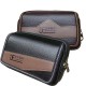 Jieerruidan PU Leather Wallet Phone Bag Double Zipper Waist Bag for Phone under 6 inches