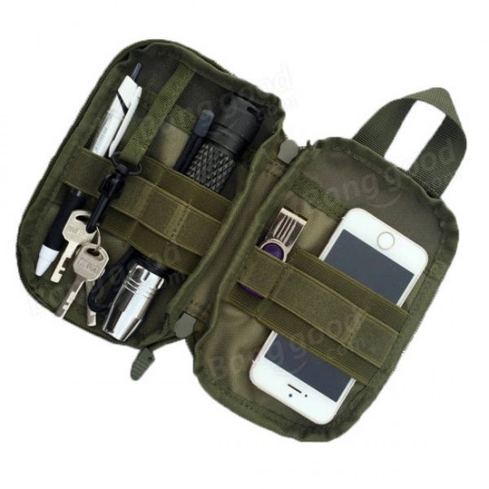 Outdooors Tactical Multifunctional Nylon Hiking Waist Pouch Wallet Storage Bag Outdooors Tactical Multifunctional Nylon Hiking Waist Pouch Wallet Storage Bag