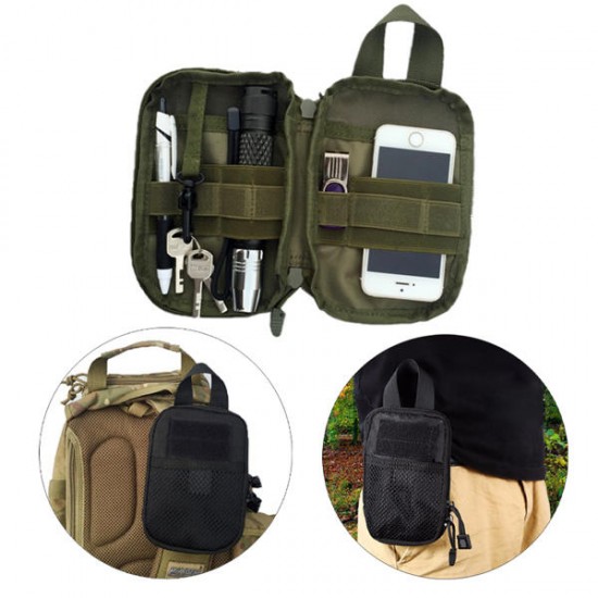 Outdooors Tactical Multifunctional Nylon Hiking Waist Pouch Wallet Storage Bag Outdooors Tactical Multifunctional Nylon Hiking Waist Pouch Wallet Storage Bag