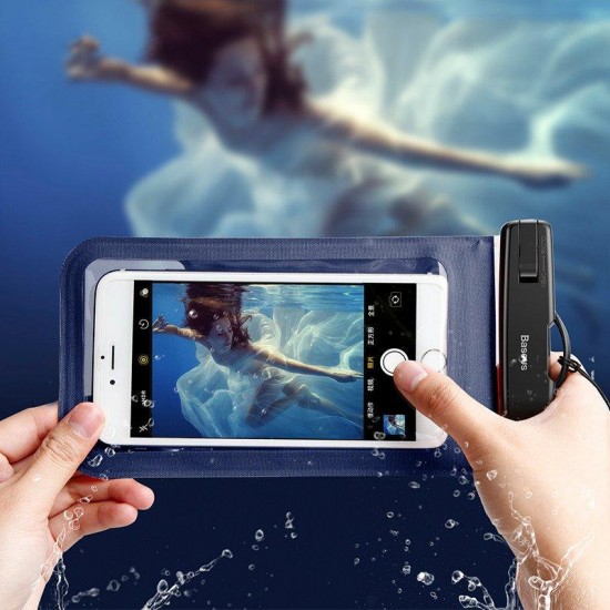 Baseus IPX8 Waterproof Screen Touch Arm Bag Phone Bag for iPhone Xiaomi Nubia Mobile Phone