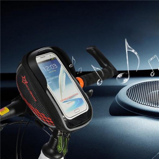 Bike Bicycle Frame Bag Phone Case Clear Handlebar Bags Pannier Holder Touch Screen Bag