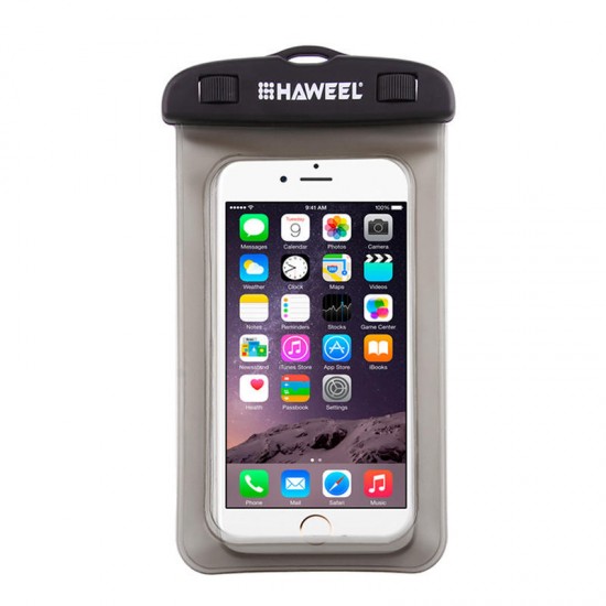 Haweel Waterproof Transparent Screen Touch Phone Bag for iPhone Xiaomi Huawei Mobile Phone