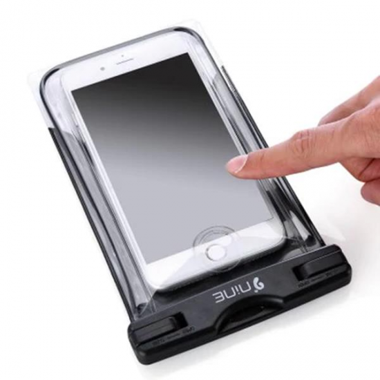 NINE Waterproof Fingerprint Touch Screen Fluorescence Phone Bag Case for Phone under 5.5 Inch