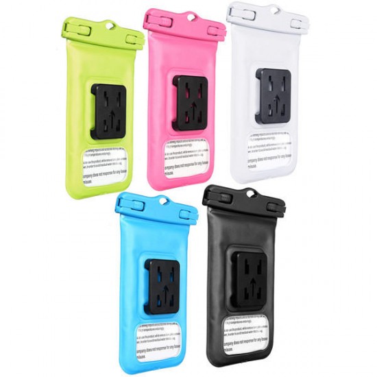 Univeral Waterproof Sealed Phone Case With Back Holder For 3.5-4.5 Inch