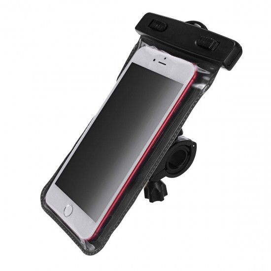 Universal 2 in 1 Bicycle Handlebar Holder Storage Pouch Waterproof Bag for Xiaomi Mobile Phone