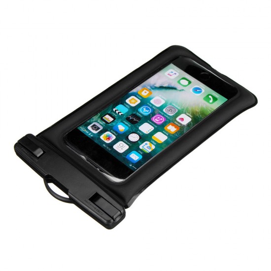 Universal Airbag Floating Waterproof Screen Touch Earphone Hole Arm Bag Phone Bag for Samsung Xiaomi
