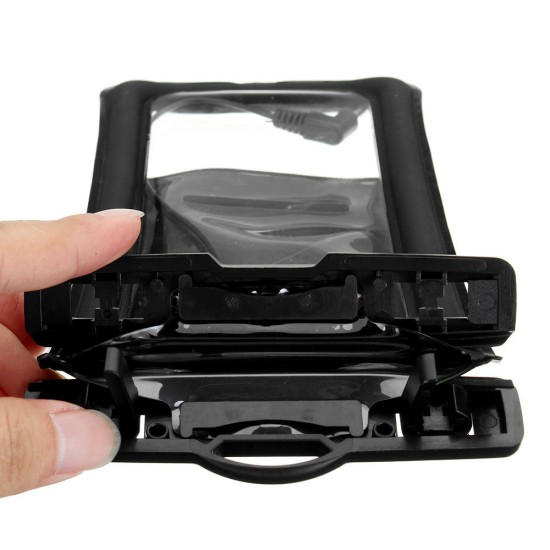 Universal Airbag Floating Waterproof Screen Touch Earphone Hole Arm Bag Phone Bag for Samsung Xiaomi