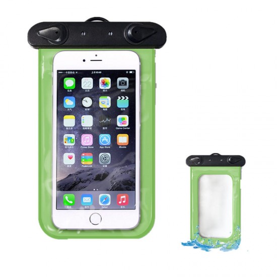 Universal PVC IPX8 Waterproof Clear Tough Screenn Phone Case Under Water Dry Bag Surfing Swimming Bag