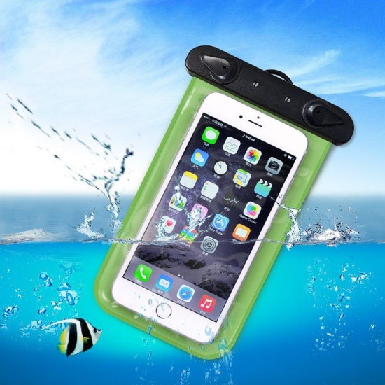 Universal PVC IPX8 Waterproof Clear Tough Screenn Phone Case Under Water Dry Bag Surfing Swimming Bag