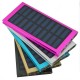 10000mAh Portable Solar Power Bank Dual USB Fast Charger DIY Case For Mobile Phone