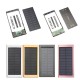 10000mAh Portable Solar Power Bank Dual USB Fast Charger DIY Case For Mobile Phone