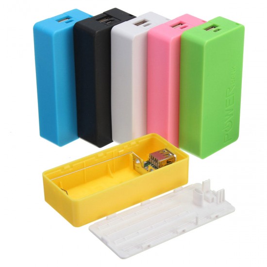 5600mAh 2X 18650 USB Power Bank Battery Charger Case DIY Box For iPhone Sumsang