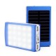 Bakeey 5x18650 Dual USB Solar Energy Camping Flashlight 20000mAh Battery Case Power Bank Box