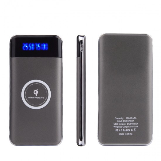 Qi Wireless Micro USB Type-C 10000mAh DIY LED Pwer Bank Case Charger for Samsung S8 iPhone X 8 Qi Wireless Micro USB Type-C 10000mAh DIY LED Pwer Bank Case Charger for Samsung S8 iPhone X 8