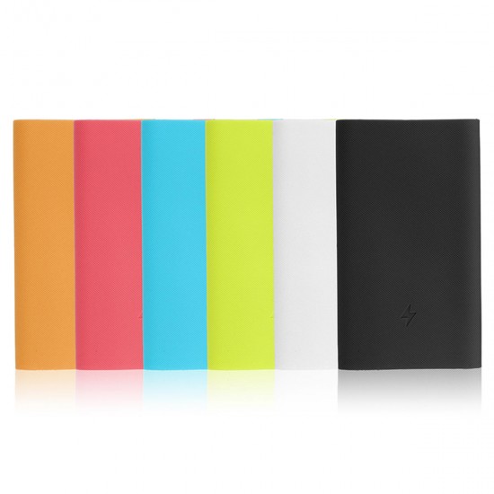 Xiaomi 2 Generation 10000 mAh charger Power Bank Treasure Silicone Protective Cover