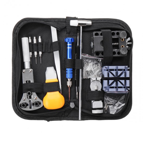 112pcs Watch Repair Tools Kit With Carrying Bag