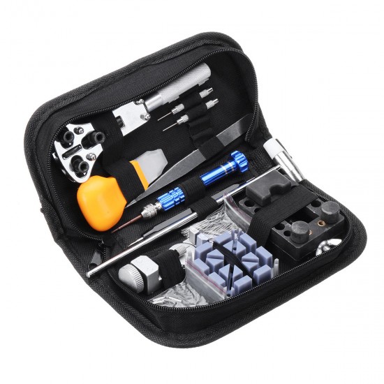 112pcs Watch Repair Tools Kit With Carrying Bag