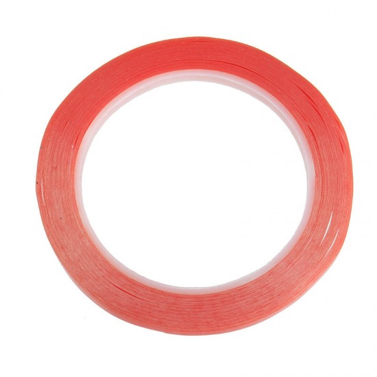 Red Double Sided Tape Sticker Mobile Phone Computer LCD Screen Repair 5mm Width