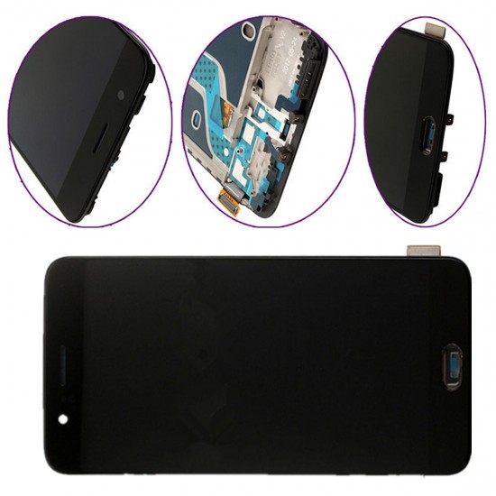LCD Display + Touch Screen Digitizer Assembly Replacement With Frame for Oneplus 5 A5000