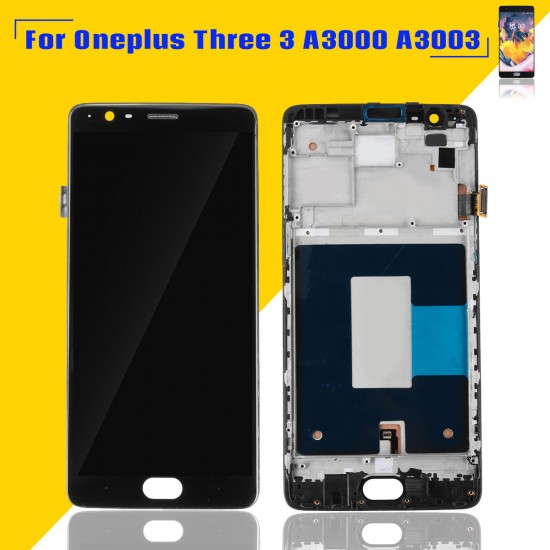 LCD Display+Digitizer Touch Screen Assembly Replacement+Tools For Oneplus Three 3 A3000 A3003