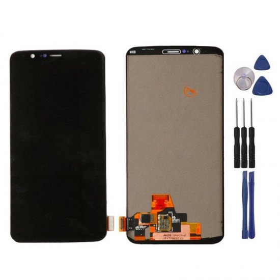 OLED Display+Touch Screen Digitizer Assembly Replacement with Tools for OnePlus 5T 6.01 Inch