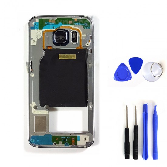 Chassis Metal Mid Frame Cover Replacement Assembly for Samsung Galaxy S6 Edge