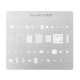 IC Repair BGA Rework Reballing Stencil Template Chip Tool for iPhone X/8/8 Plus