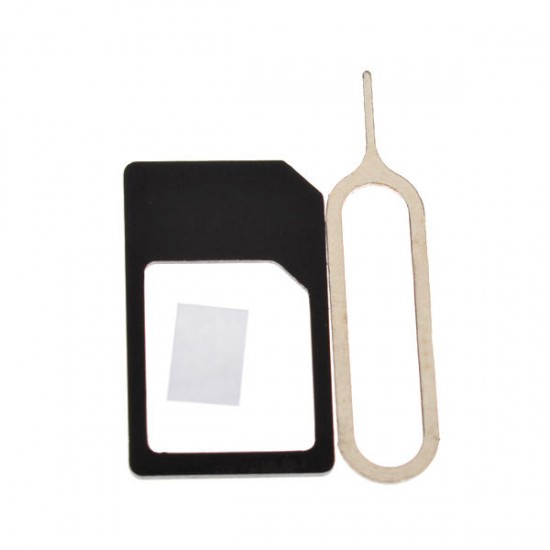 Micro Sim Adapter + Eject Pin Key For Mobile Phone