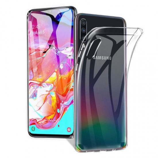 Bakeey 1.5mm Ultra-thin Shockproof Transparent TPU Protective Case for Samsung Galaxy A70 2019