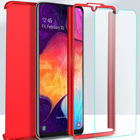 Bakeey 360° Full Body PC Front+Back Cover Protective Case With Screen Protector For Samsung Galaxy A50 2019/Galaxy A70 2019/Galaxy M20 2019