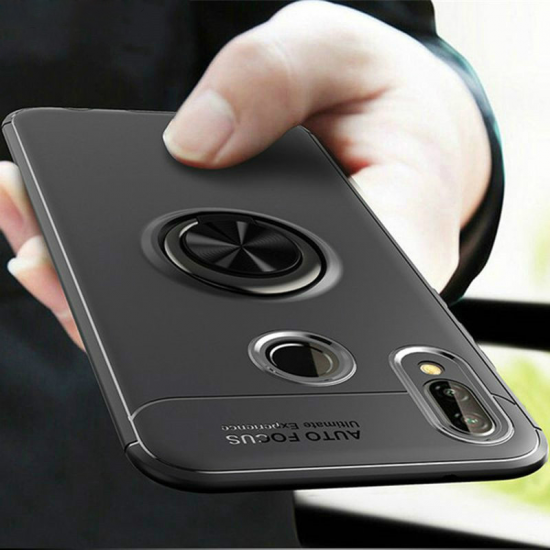 Bakeey 360° Rotating Ring Holder Magnetic Adsorption Shockproof Protective Case for Samsung Galaxy A40 2019
