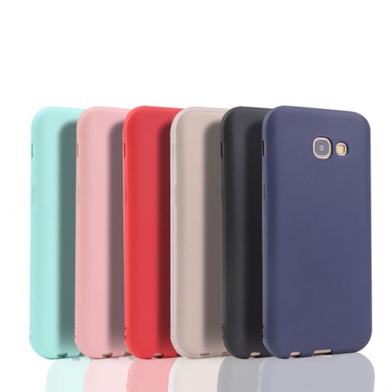 Bakeey Candy Color Matte Soft Silicone TPU Case for Samsung Galaxy A3 A5 A7 2017