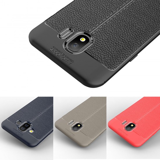 Bakeey Litchi Leather Soft TPU Protective Case for Samsung Galaxy J4 2018 EU Version