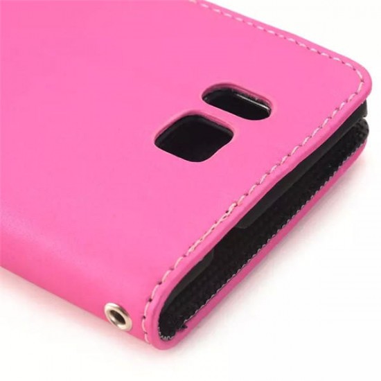 Flip Leather Protective Case With Rope For Samsung Galaxy Alpha G8508S