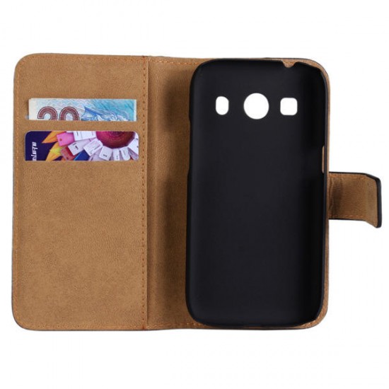 Flip Leather Wallet Protective Case For Samsung Galaxy Ace 4 LTE G357