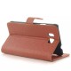 Flip Litchi Grain Leather Case Cover For Samsung Galaxy Alpha G8508S