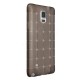 Ultra-slim Cube Grid TPU Soft Case Back Cover For Samsung Note 4