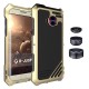 180° Fisheye Lens+12X Macro Lens+Wide Angle Lens+Aluminum Case For Samsung Galaxy S7 Edge