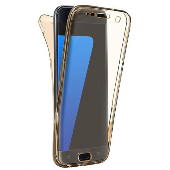 360° Front And Back Protective TPU Clear Case Cover For Samsung Galaxy S7 Edge