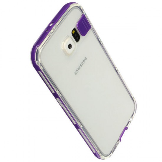 Flashlight Up Remind Incoming Call Case with Plectrum For Samsung Galaxy S6