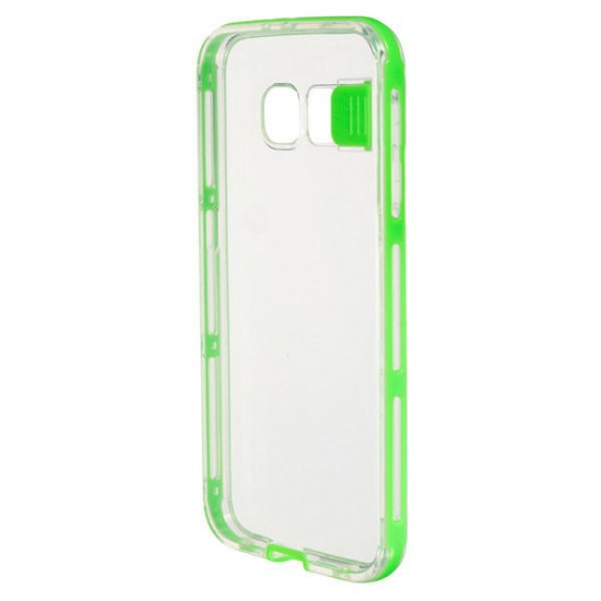 Flashlight Up Remind Incoming Call Case with Plectrum For Samsung Galaxy S6