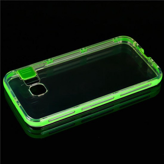 Flashlight Up Remind Incoming Call Case with Plectrum For Samsung Galaxy S6