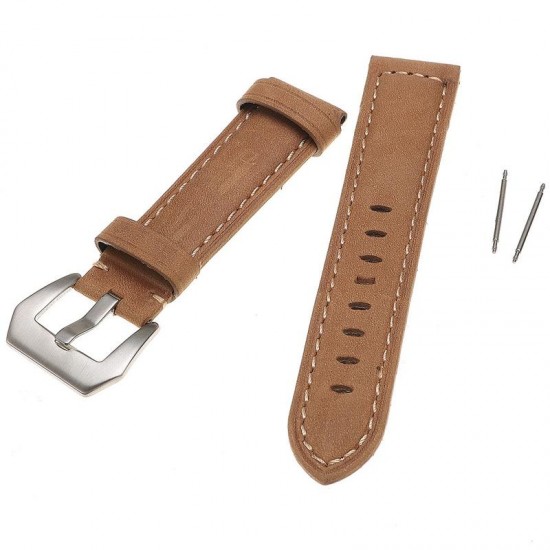 22mm PU Leather Matte Horse Texture Watch Strap Band For Samsung Gear S3 Classic/Frontier