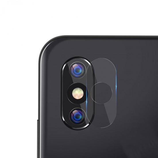 2 PCS Camera Lens Protector Soft Tempered Glass Rear Camera Phone Lens for Xiaomi Mi 8 Pro / Mi 8 Explorer Edition