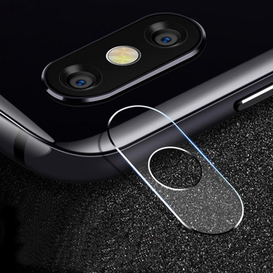 2 PCS Camera Lens Protector Soft Tempered Glass Rear Camera Phone Lens for Xiaomi Redmi Note 6 Pro