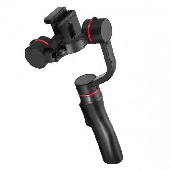 3-Axis Gimbal Action Camera Handheld Bluetooth Stabilizer Multi-angle Rotation With Clip Holder for Sports Gopro Camera Phone