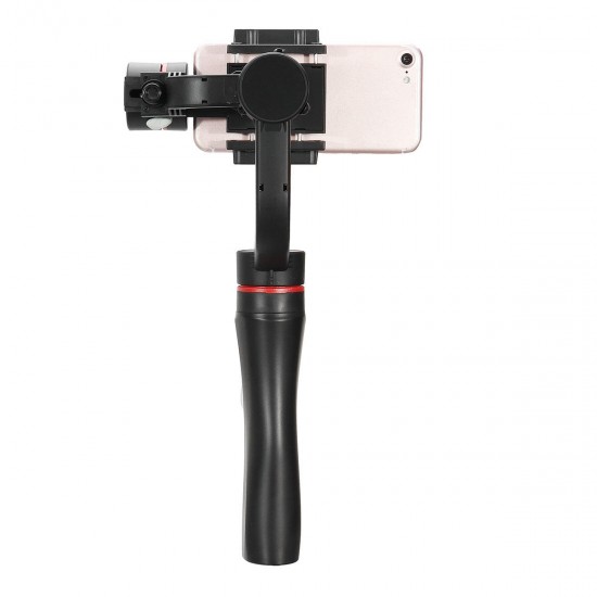 3-Axis Gimbal Action Camera Handheld Bluetooth Stabilizer Multi-angle Rotation With Clip Holder for Sports Gopro Camera Phone