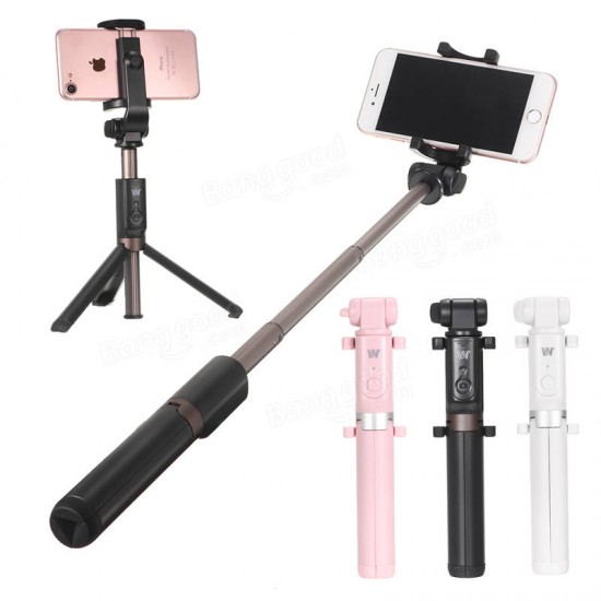 3 in 1 Bluetooth Mini Extendable Folding Tripod Selfie Sticks fot Mobile Phone